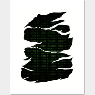 Binary Coded Posters and Art